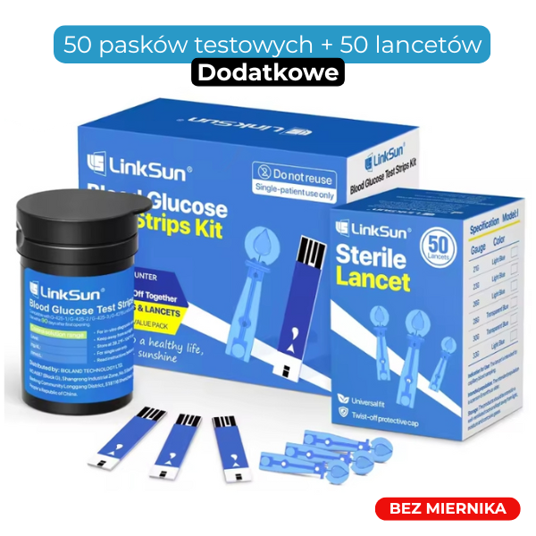 50 strips + 50 lancets