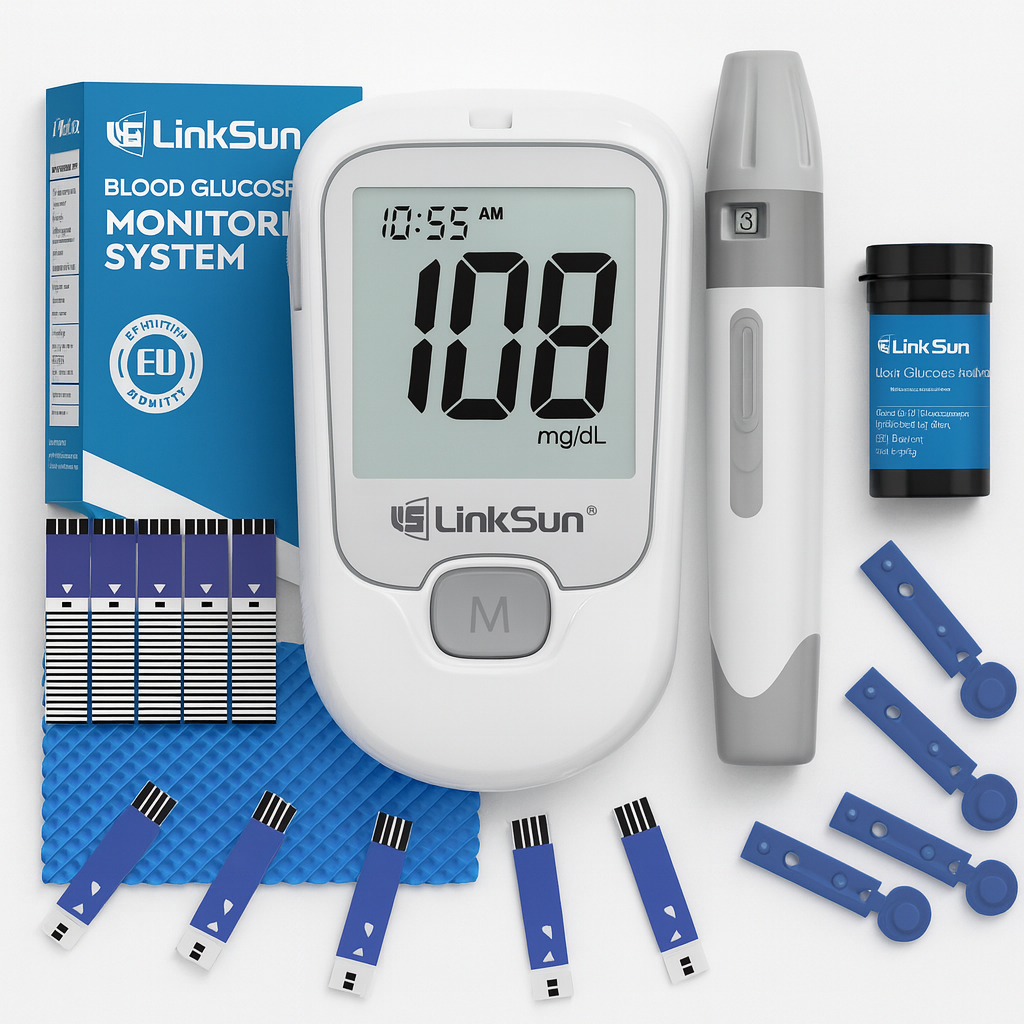 Miernik CukroCare™ z Paskami i Lancetami