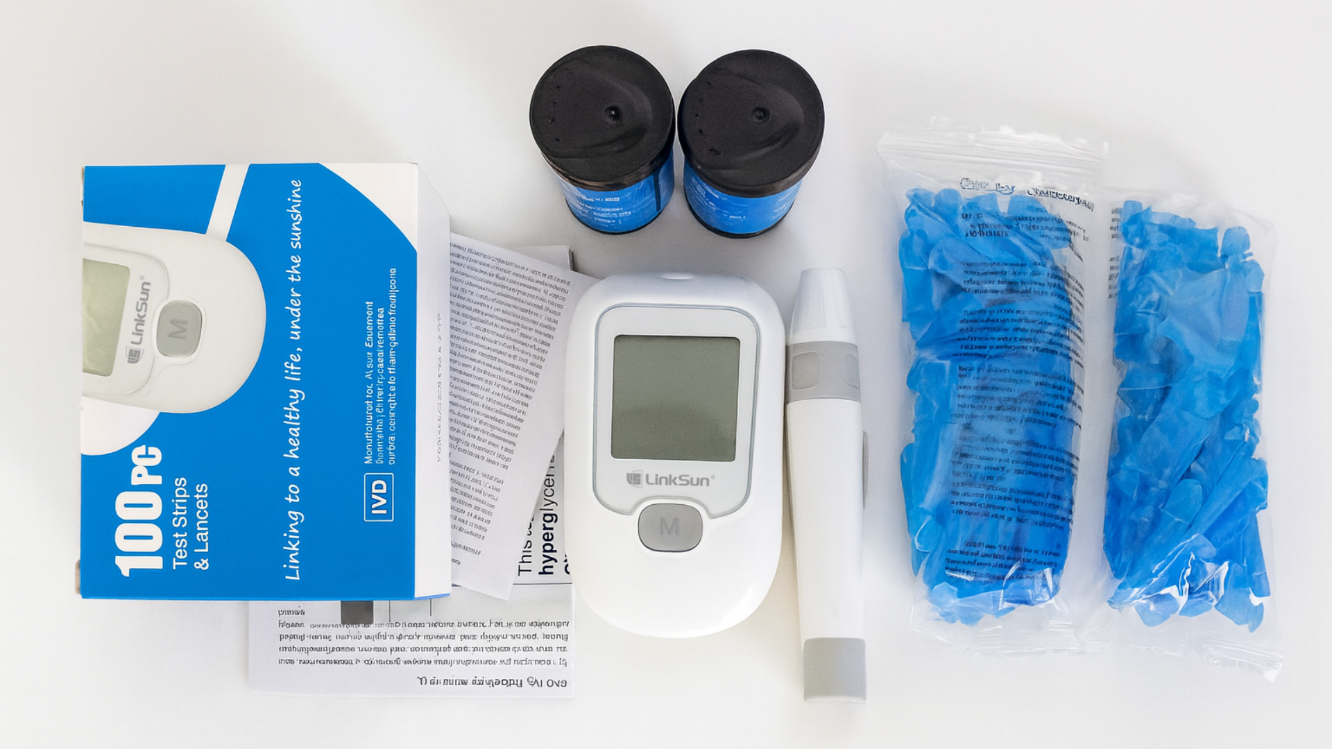 Miernik CukroCare™ z Paskami i Lancetami